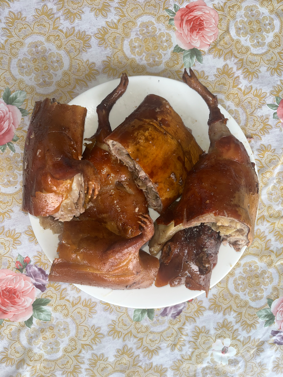 Plato estrella de Cuy Al Paso